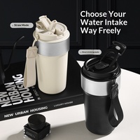 Tasse à café isotherme mini en acier inoxydable 304 de haute qualité, épaissie, avec cordon, isolation thermique 6-12 heures, portable pour extérieur et voiture