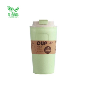 Bamboo Fiber Bioplastic Cups Coffee Cup Custom travel Coffee Mugs Reusable Coffee Cup Custom