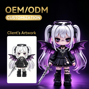 Figura Coleccionable de <span class=keywords><strong>Anime</strong></span> en 3D, Diseño Personalizado, Figura de Acción Linda en PVC, Versión Q, Escala 1:8, Temática de Películas y TV - Product Image 1