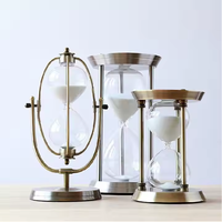 Jam pasir kristal, dekorasi arloji 5 10 15 30 60 120 menit satu jam