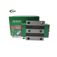 Rail de guidage linéaire HIWIN RGW30CC, bloc coulissant à roulement pour charges lourdes, guide de mouvement linéaire