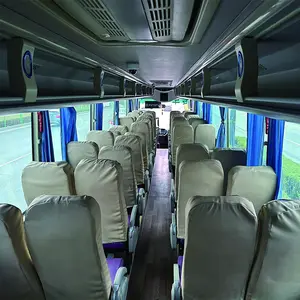 사용 2015 jinlv 디젤 4 실린더 12 미터 50 좌석 버스 de 교통 대중 럭셔리 코치 버스 사용 버스와 코치