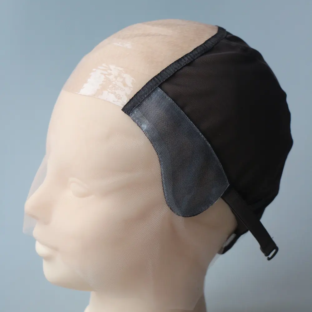 Hd Kant Zwitserse Caps Voor Het Maken Van Pruiken Haar Weven Net Stretch Verstelbare Dome Pruik Cap Met Siliconen