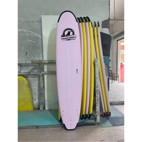 Vente flash : planche de surf souple pour débutants de 9'0, mousse IXPE, dessus souple pour enfants, école de surf, mousse EPS, matériau en fibre de verre pour l'océan