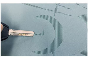 Tapis de yoga en caoutchouc naturel nude, forme ovale arrondie, courbe naturelle, en PU, avec logo personnalisé - Product Image 6