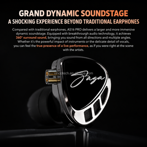 Écouteurs intra-auriculaires KZ Saga <span class=keywords><strong>Studio</strong></span> Monitoring <span class=keywords><strong>HiFi</strong></span>, réponse en fréquence large, écouteurs filaires tout métal pour professionnels - Product Image 6