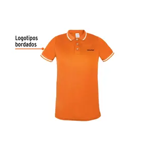 Camiseta Polo de Alto Rendimiento para Hombre BOX 1, Naranja, Talla Pequeña, TRUPER - Product Image 2