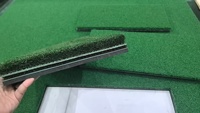 Tapis de golf pour l'entraînement au swing et à la frappe, couche d'air flexible en 3D, pour l'hiver intérieur