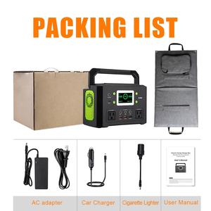 Station d'alimentation portable au lithium-ion <span class=keywords><strong>300W</strong></span> avec chargeur de voiture, <span class=keywords><strong>kit</strong></span> générateur <span class=keywords><strong>solaire</strong></span> 60W - <span class=keywords><strong>Panneau</strong></span> <span class=keywords><strong>solaire</strong></span> pliable pour le <span class=keywords><strong>camping</strong></span> en plein air - Product Image 6