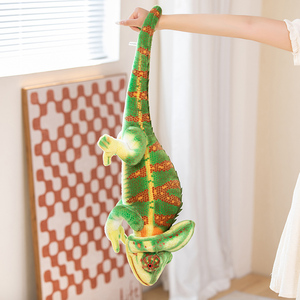 Nueva llegada simulación camaleón <span class=keywords><strong>peluche</strong></span> juguete decoración del hogar niños regalo <span class=keywords><strong>peluche</strong></span> camaleón muñeca - Product Image 4