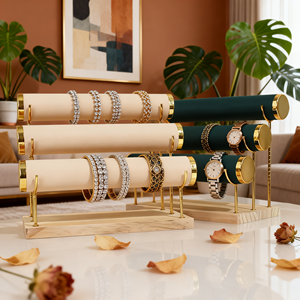 ขาตั้งโชว์เครื่องประดับและสร้อยข้อมือ AURORA รุ่นโมเดิร์น วัสดุปรับแต่งได้ ขายส่ง พร้อมจัดส่งรวดเร็วและรับประกันคุณภาพ - Product Image 1