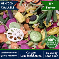 OEM Chinese leverancier OEM ODM Gemengde VF groente- en fruitchips Gezonde snacks Gedroogd fruit Gedroogde groenten