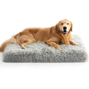 Mousse de caisse à oeufs orthopédique couverture lavable amovible lit de chien imperméable confortable Anti-anxiété tapis de lit pour animaux de compagnie - Product Image 1