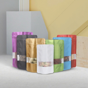 Biểu Tượng Tùy Chỉnh Bopp Nhựa Zip Khóa Đóng Cửa Tám Mặt Đứng Pouch Chân Không Vật Nuôi Thực Phẩm Bao Bì Túi Cpp Nhiệt Nhôm Lá Chất Liệu - Product Image 1