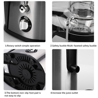 Juicer Maker Commerciële Auto Fruit Blender Oranje Juicer Machine Elektrische Koude Pers Juicer Extractor