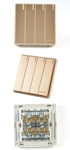 Sanshe S9 haute qualité UK Standard PC panneau téléphone mural <span class=keywords><strong>TEL</strong></span> prise adaptateur prise - Product Image 4