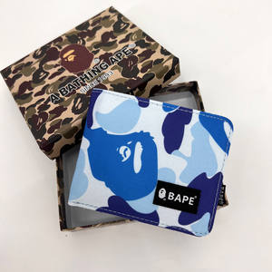 Nouvelle bourse simple pour pièces de monnaie, carte de transport, bourse multifonctionnelle personnalisée, camouflage Ape <span class=keywords><strong>Bape</strong></span> pour femmes et hommes - Product Image 3