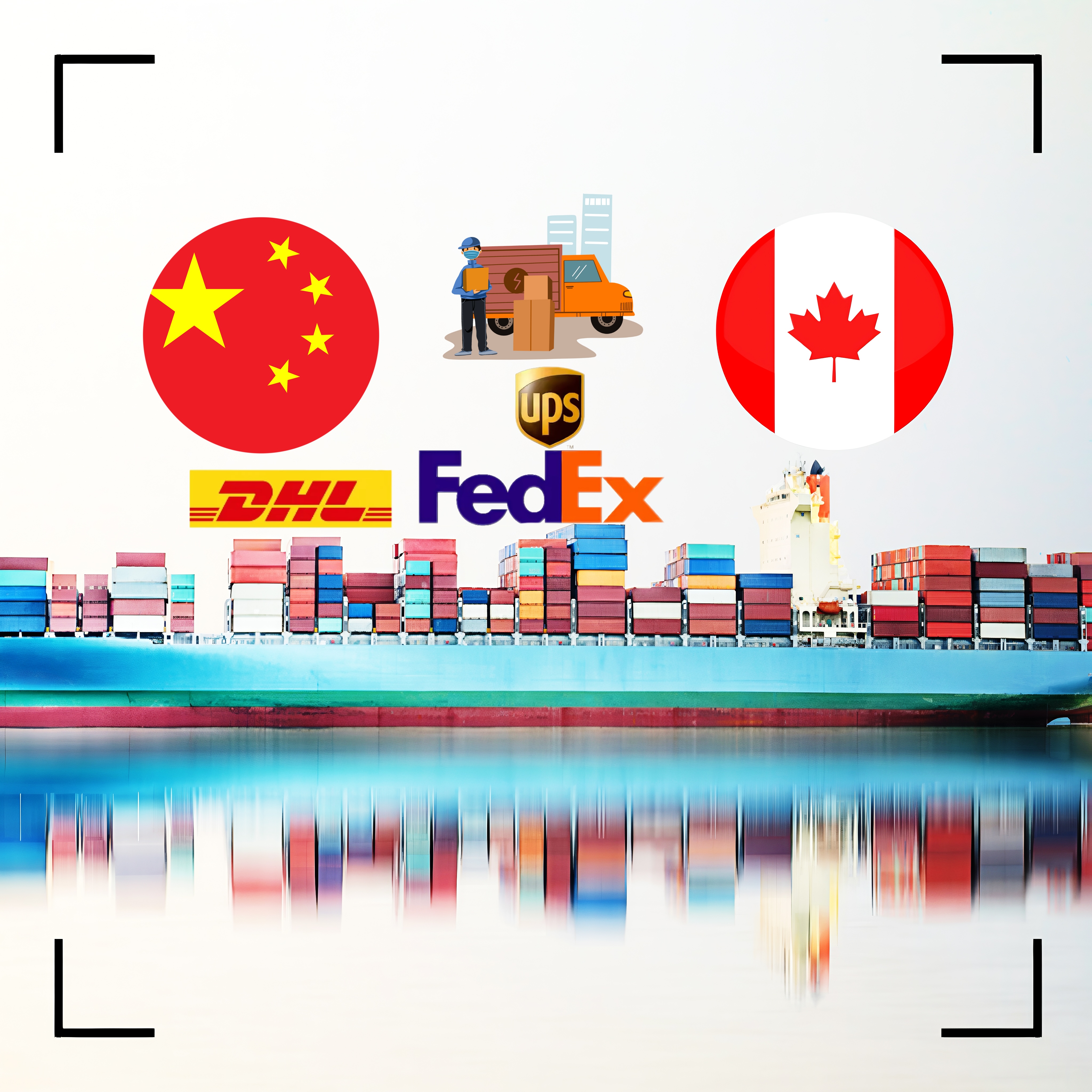 DDP LCL DHL UPS Fedex воздушные грузовые перевозки от двери до двери экспедитор из Китая в США