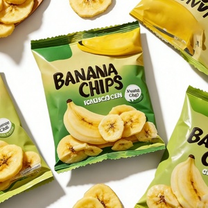 Bolsa de plástico para envasado de alimentos impresa a medida al por mayor, bolsa de plástico y papel de aluminio Mylar para envasado de patatas fritas, bolsa para chips de plátano - Product Image 1