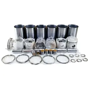 Ekskavatör silindir dizel motor tamir H07D H06CT H07CT J05E J08C J08E için hidrolik silindir gömleği Piston Set