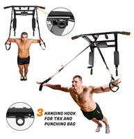 Barre de traction horizontale murale en acier robuste et portable pour usage domestique, station de barre de traction pour porte