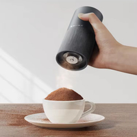 Moulin à café portable de haute qualité à prix abordable, démarrage en un clic, mini-moulin avancé, USB, boîte couleur, 25 90 gris ABS RV