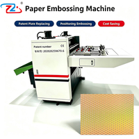 Industriële papier-embossagemachine voor post-press productie in drukkerijen