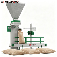Machine d'emballage quantitative haute précision à écran tactile intelligent pour le remplissage et la scellure de granulés, copeaux de bois, aliments pour animaux et sacs tissés