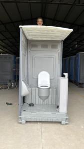 आउटडोर होटलों के लिए स्टेनलेस स्टील और पीवीसी से बने आधुनिक डिजाइन के साथ कस्टम पोर्टेबल शौचालय - Product Image 6