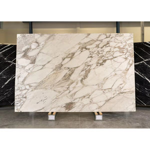 Mármol Blanco Natural de Italia, Piedra Pulida con Vetas Doradas, Losa de Mármol Calacatta Vagli Oro - Product Image 1
