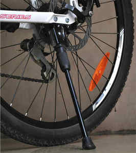 Baja penyangga kaki sepeda sisi berdiri alat penghenti sepeda tongkat samping sepeda jalan gunung dapat disesuaikan standar belakang sepeda - Product Image 2