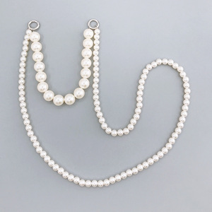 Luxury Glitter Anti-Lost Universal Phone Lanyard Long Crossbody Necklace Chain Pearl Straps Keychain Other Category Lanyards