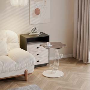 Mesa Auxiliar para el Hogar, para Comedor, Sala de Estar, Sofá, Mesa Pequeña para Balcón, Mesa de Centro - Product Image 5