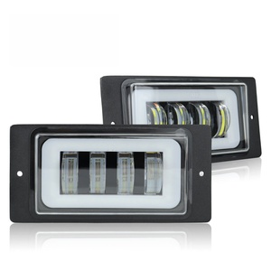 Feux antibrouillard Lada super lumineux, 4SMD Ring 6 pouces 40W 12V 8000 Lumens 6000K DRL Clignotant LED pour moto, montage universel - Product Image 3