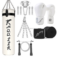 Offre Spéciale non rempli multi-angle pivotant gymnastique à domicile adultes jeunes enfants suspendus PU Logo personnalisé ensemble de sacs de boxe pour la boxe MMA