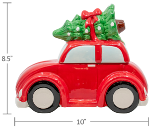 Tazas de Cerámica Decorativas de Navidad con Diseño de Coche de Dibujos Animados en 3D Personalizadas para Golosinas y Bebidas - Product Image 4