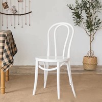 Chaises de salle à manger traditionnelles françaises en bois de caoutchouc avec dossier, durables et ergonomiques, pour hôtels, cafés, bars, salles à manger et mariages