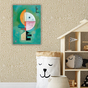 2025年批发线画包豪斯金属牌匾铁皮墙艺术海报丝网印刷环保耐用磁铁悬挂系统 - Product Image 4