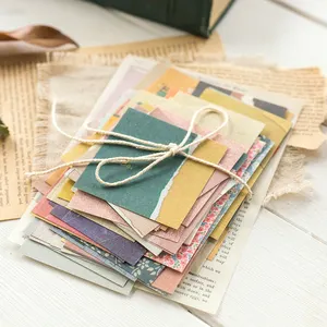 60 pcs/pack Decor Scrapbook Vintage Materials Paper Combo Kit DIY Junk Journal Collage Photo Album Retro Background paper