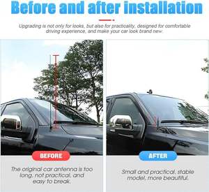 Antenne courte en aluminium pour Ford 10-19 F150 F-150 Raptor/King Ranch/Lariat/Platinum/XL/XLT/FX2/FX4/STX/SVT Tremor - Product Image 4