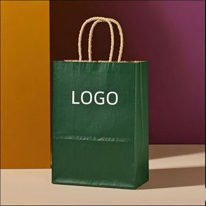 Sac de rangement en papier kraft personnalisable avec un design coloré, idéal pour les sacs cadeaux. - Product Image 4