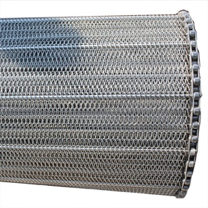 Cinta transportadora equilibrada en espiral para alimentos, malla de alambre de acero inoxidable resistente a altas temperaturas personalizada - Product Image 4