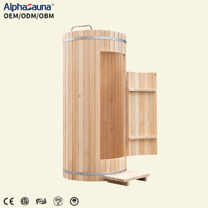 Cabina de <span class=keywords><strong>Ducha</strong></span> de Vapor para 1 Persona, Sauna Terapéutica para Recuperación y Relajación, Estructura de <span class=keywords><strong>Madera</strong></span> Sólida, Personalizable - Product Image 2