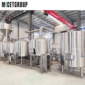 Équipement de brasserie 20HL Salle de brassage chauffée à la vapeur Machine de fabrication de bière entièrement automatique à 4 navires pour tout le système de brassage du malt - Product Image 2