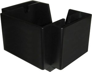Promoción 3 compartimentos logotipo personalizado ABS servilletero barra de plástico Caddy soporte de papel tisú de paja - Product Image 4