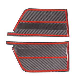 Garniture de pilier B en véritable fibre de carbone, tissage sergé 3K, finition brillante pour <span class=keywords><strong>Ferrari</strong></span> 458, remplacement de réglage intérieur - Décoration - Product Image 5