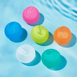 Venta al por mayor juguetes para niños globo de bola de agua grande flotante instantáneo eco gigante de llenado rápido autosellante Globos de agua de silicona reutilizables