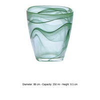 Verre à eau Carioca Vert 25 cl H 9,5 cm Ø 8,8 cm M1934