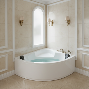 <span class=keywords><strong>Baignoire</strong></span> triangulaire <span class=keywords><strong>contemporaine</strong></span> pour se baigner, baignoires d'angle triangulaires avec oreillers, utilisation à domicile et au bain - Product Image 3