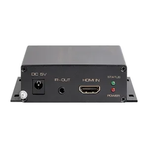 Yjtx + rx hdmi extender 150m por gato único full hd 1080p, suporte sobre ip conectar hdmi ao extensor do gato hdmi